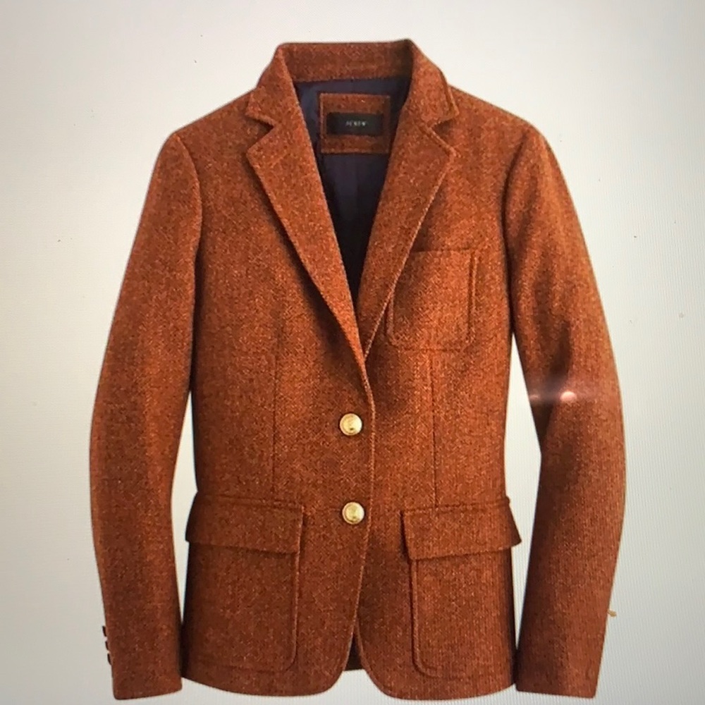 J Crew Rhodes Herringbone Blazer. NWT